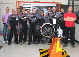 Technical Training Carraro of DDPAsas/Stage en usine CARRARO